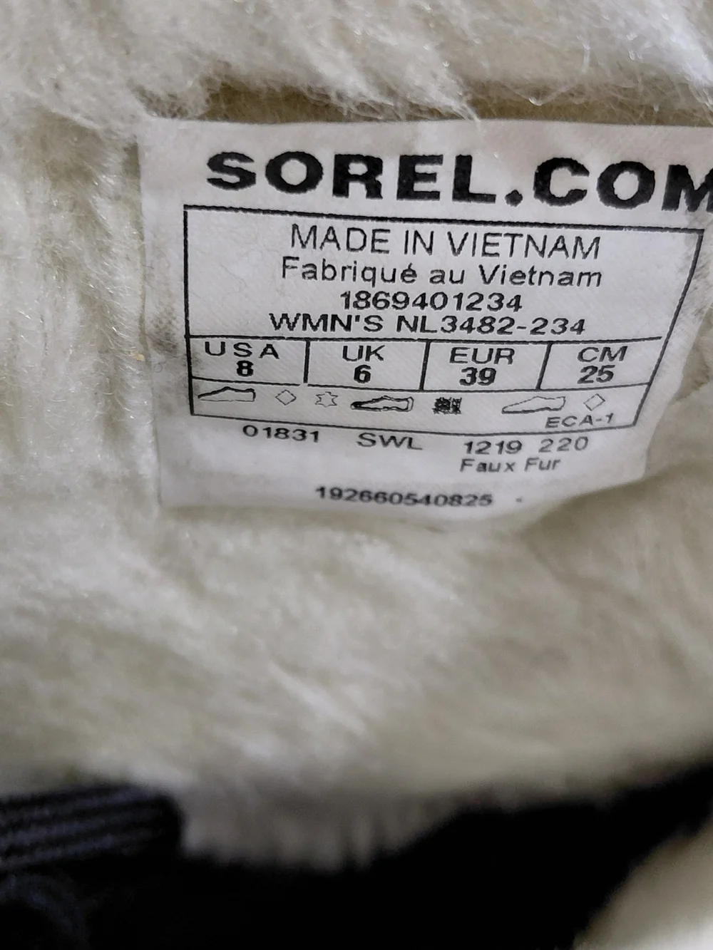 Sorel Women's Snow Angel Tan and Black Waterproof Winter Snow Boots SIZE 8